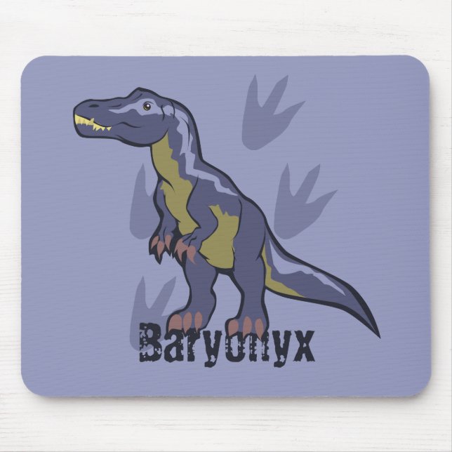 Mousepad Baryonyx azul (Frente)