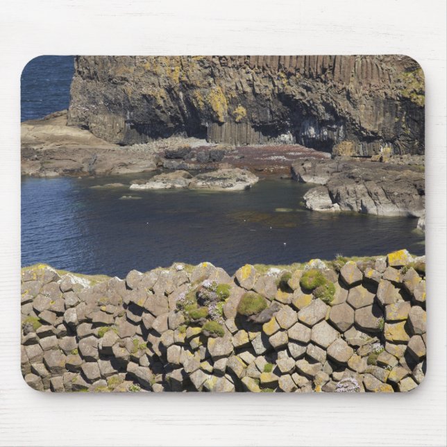 Mousepad basalto poligonal, Staffa, ao largo da Ilha de Mul (Frente)