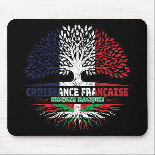 Mousepad Basco País Basco Francês Francês Raízes de Árvore