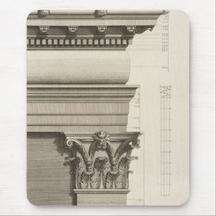 Mousepad Base, capital e Entablature do Pilaster