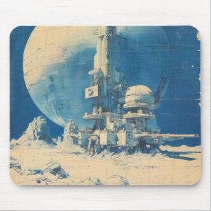 Mousepad Base de Espaço de Ficha Científica Retroativa