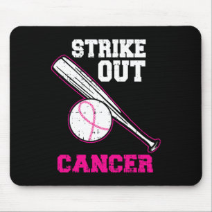 Mousepad Baseball Ataca Legal Consciência do Cancer de Mama