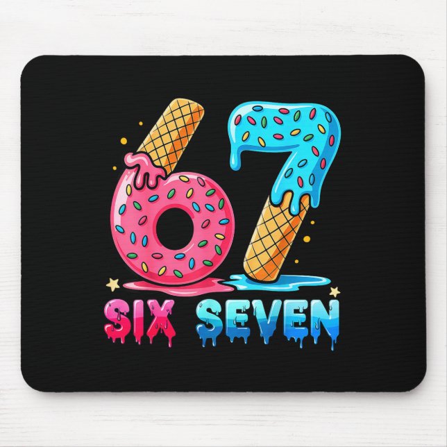 Mousepad Baseball Drip Number 67 Player Or 67th Birthday  (Frente)