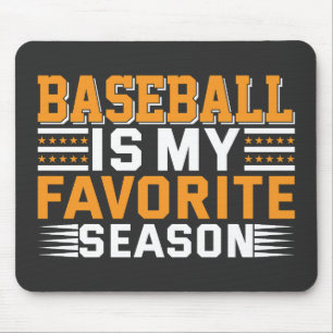 Mousepad Baseball É Minha Época Favorita