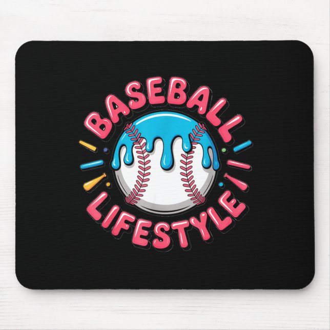 Mousepad Baseball Lifestyle 101 Apparel Youth Drip Baseball (Frente)