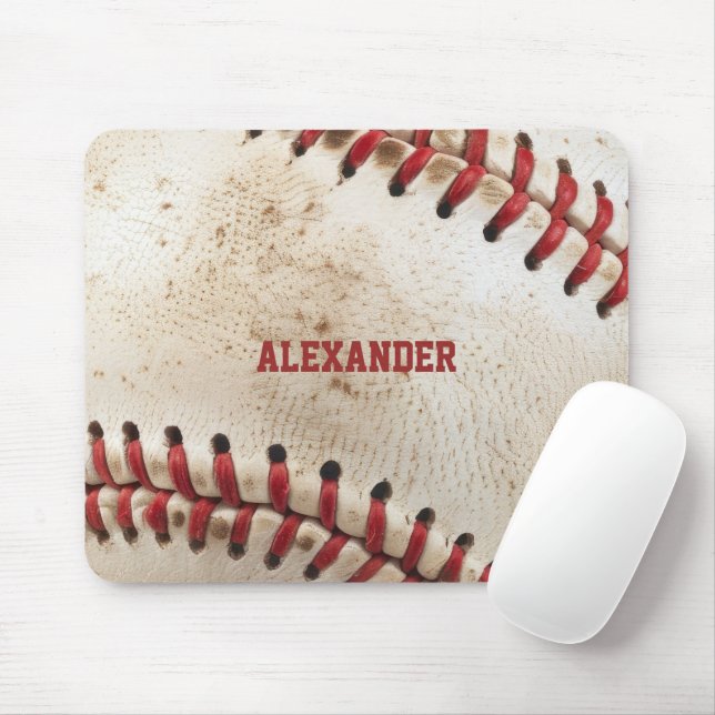 Mousepad Baseball Vintage Personalizado (Com mouse)