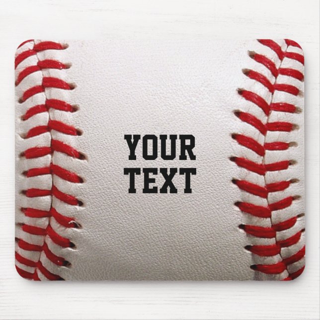Mousepad Baseball with Customizable Text (Frente)