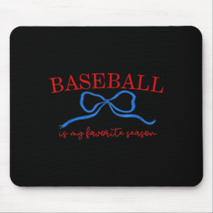 Mousepad Basebol É Minha Camisa Da Temporada Favorita, Mar