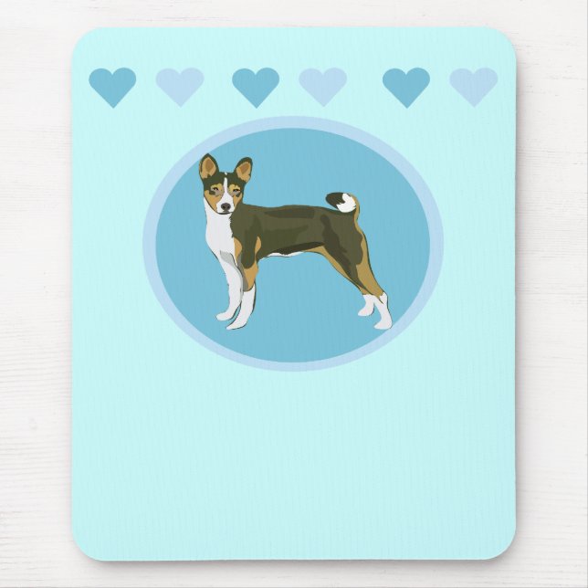 Mousepad Basenji (Frente)