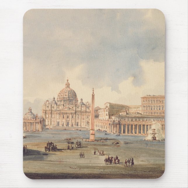 Mousepad Basílica Papal de São Pedro no Vaticano (Frente)