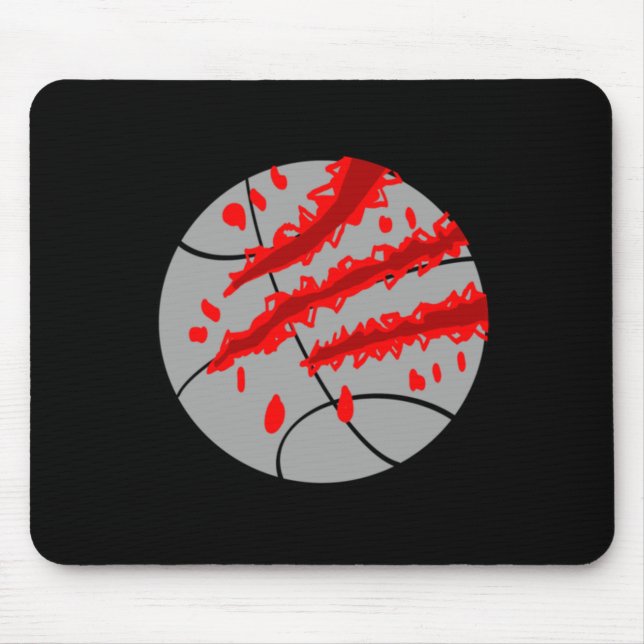 Mousepad Basquete Com Garra Vermelha (Frente)