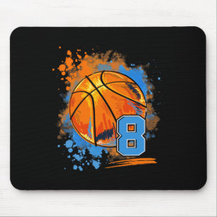 Mousepad Basquete de Aniversário com 8 Anos de Idade