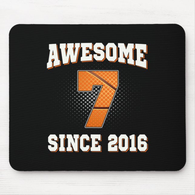 Mousepad Basquete de Aniversário de 10 Anos de 7 desde que (Frente)