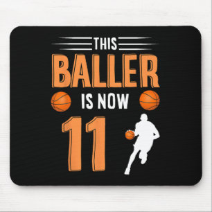 Mousepad Basquete de Aniversário de 11 - Este Chamador Tem