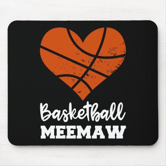 Mousepad Basquete Diversão de Basquete Vovó de Copo (Frente)