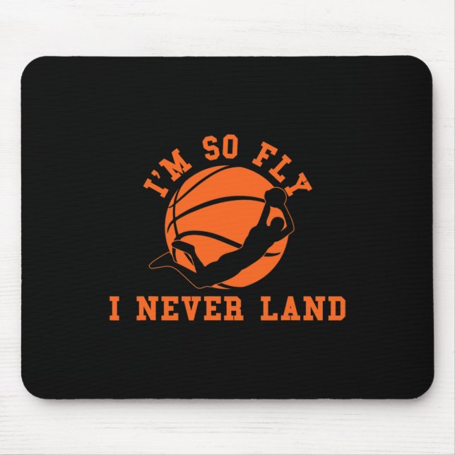 Mousepad Basquete, estou tão voando que nunca pouso o jogad (Frente)