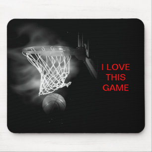 Mousepad Basquete Eu Adoro Este Jogo De Mouse