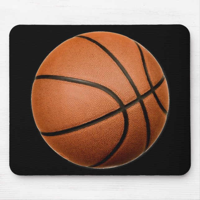 Mousepad Basquete Laranja Negro (Frente)