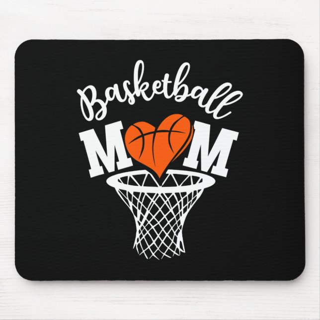Mousepad Basquete Mãe Bonita Novidade Afetada Mulheres Moth (Frente)