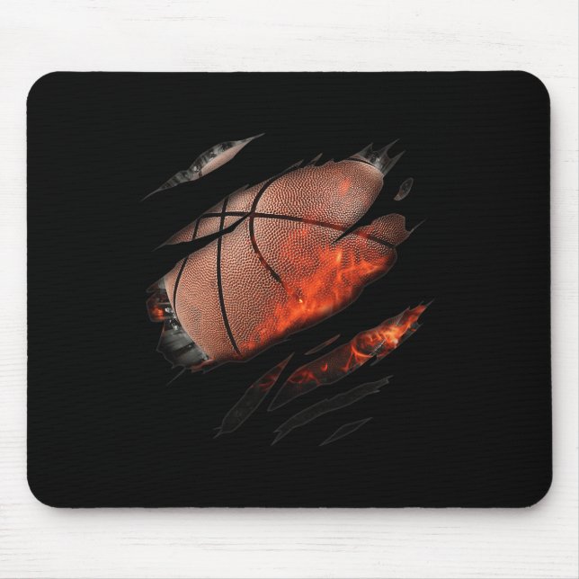 Mousepad Basquete na minha Design (Frente)