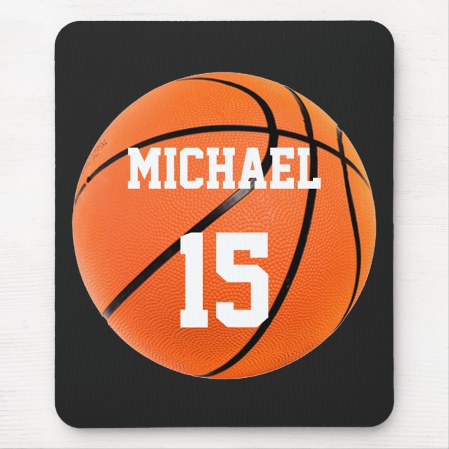 Mousepad Basquete Seu Nome (Frente)