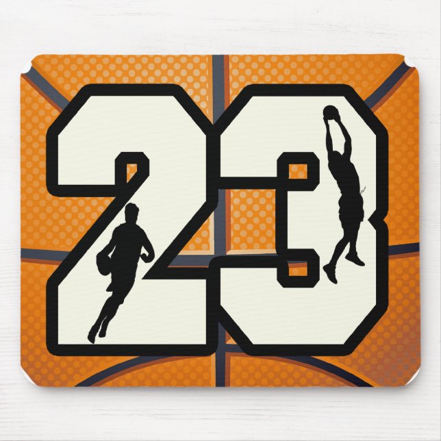Mousepad Basquetebol do número 23 (Frente)