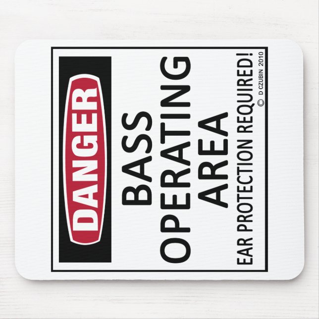 Mousepad Bass da área de operação (Frente)