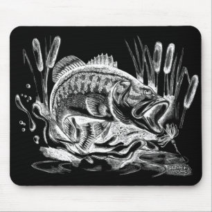Mousepad Bass de Boca Largemouth