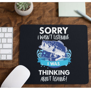 Mousepad Bass Fishing Quotes for Anglers Fisherman Sports