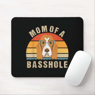 Mousepad Basset Hound Feminino Apresenta Mãe Engraçada de u