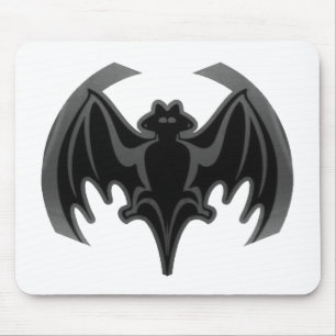 Mousepad Bat Black Inv The MUSEUM Zazzle Gifts