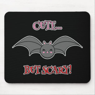 Mousepad Bat Bonito mas Assustador