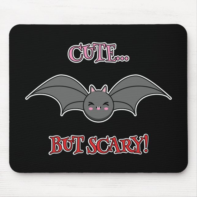 Mousepad Bat Bonito mas Assustador (Frente)