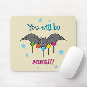 Mousepad Bat Craving Lollipops - Você Será Meu