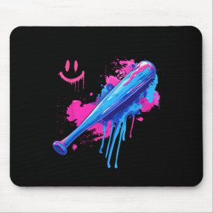 Mousepad Bat De Baseball Com Gotas De Sprinkles Para Homens