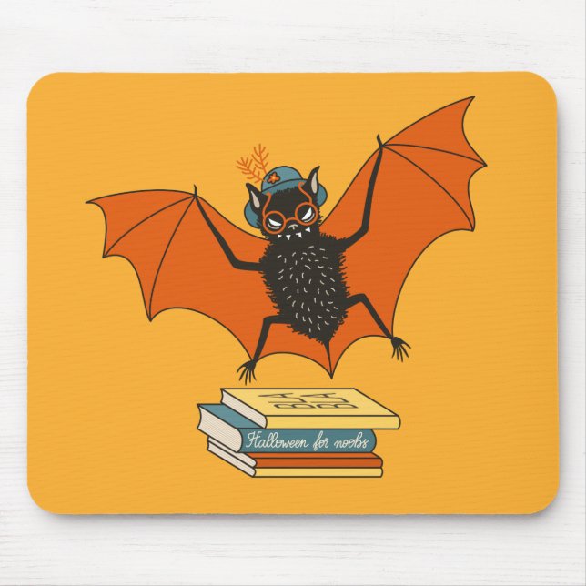 Mousepad Bat Granny Book Lover (Frente)