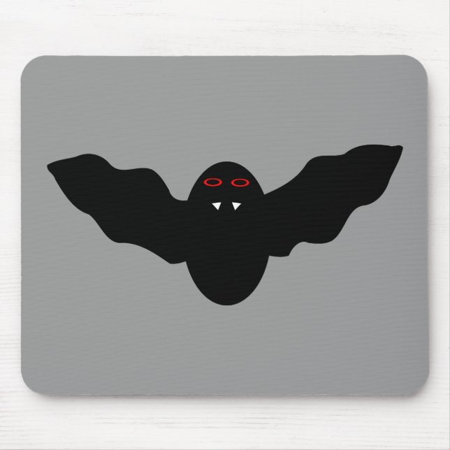 Mousepad Bat Mousepad, Vampiro do Halloween (Frente)