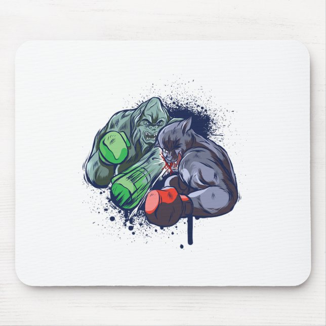 Mousepad Batalha de Boxing de Monstro Epic (Frente)
