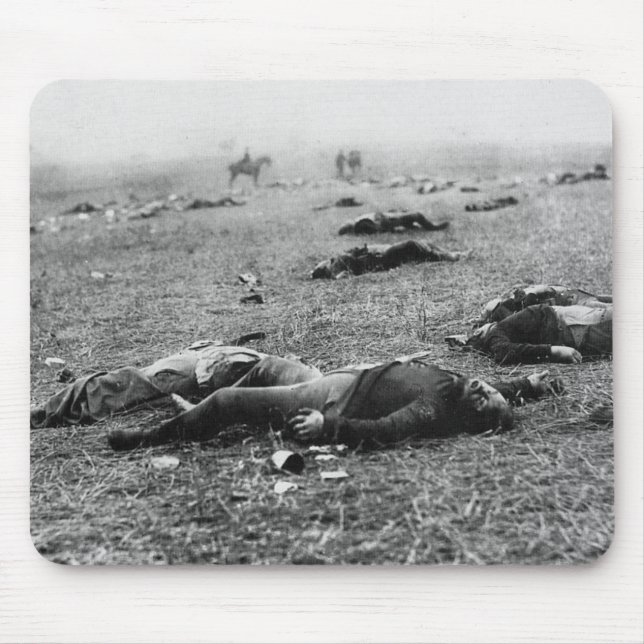 Mousepad Batalha de Gettysburg ~ Colheita da Morte julho de (Frente)