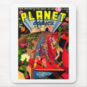 Mousepad Batalha de monstro de um espaço do olho