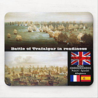 Mousepad Batalha de Trafalgar na prontidão