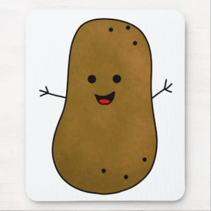 Mousepad Batata Feliz Fofa