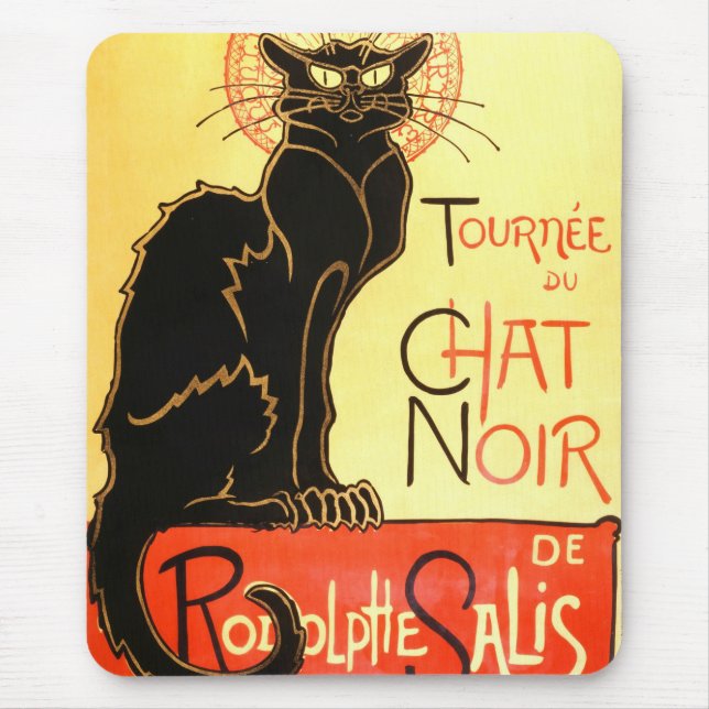 Mousepad Bate-papo noir, quadro de avisos original do Le (Frente)