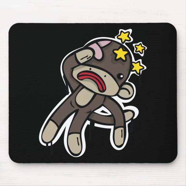 Mousepad Bater no SOCK MONKEY (Frente)