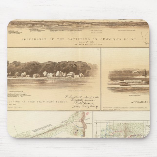 Mousepad Baterias e obras de Pt Cumming (Frente)