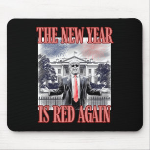 Mousepad Batida Bonita O Ano Novo É Vermelho Novamente Casa
