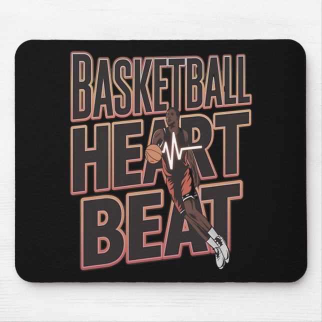 Mousepad Batimento de basquete - Peão de basquete - Deixa (Frente)