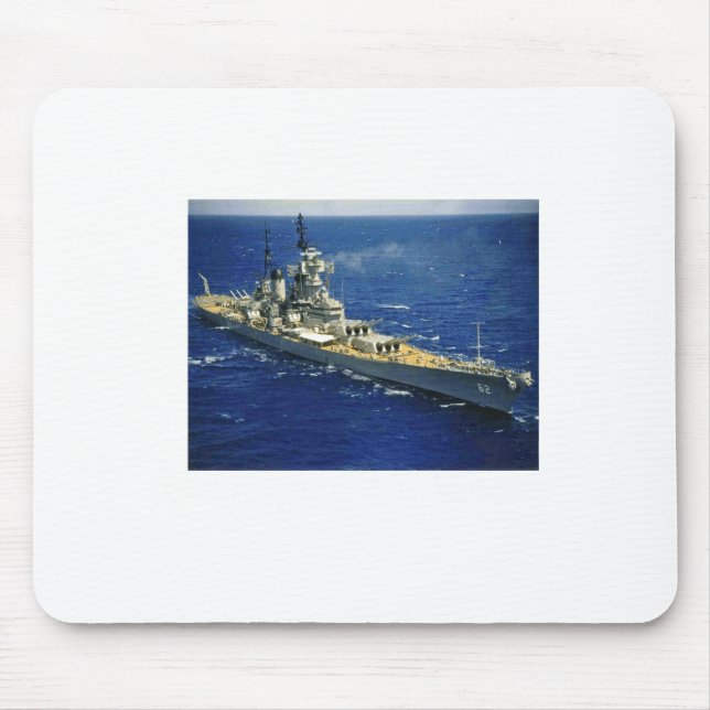 Mousepad Battleship Uss New Jersey  (Frente)