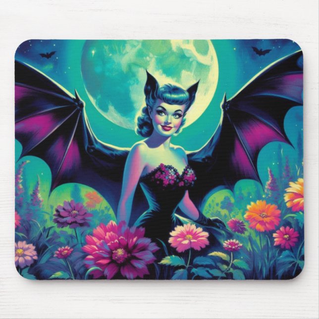 Mousepad Batty Blooms (Frente)