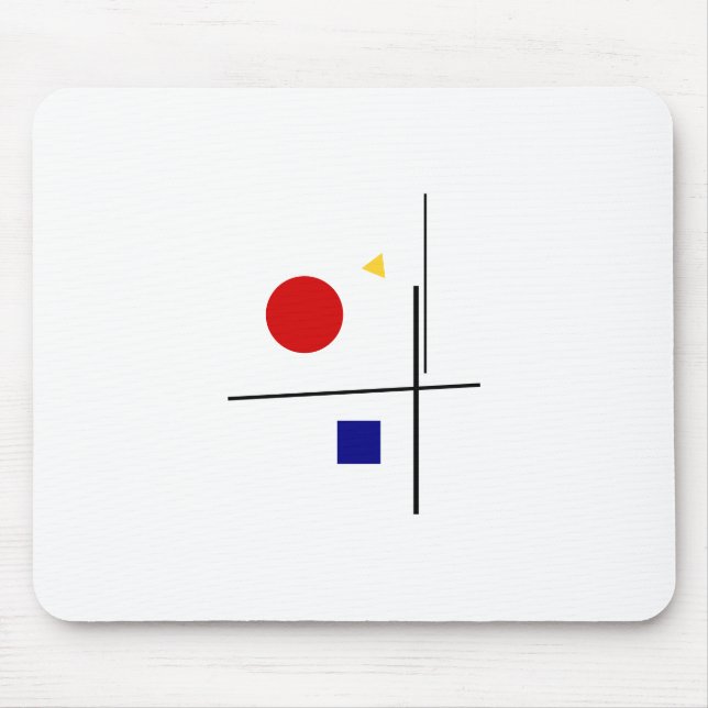 Mousepad Bauhaus Design Geométrico Art (Frente)